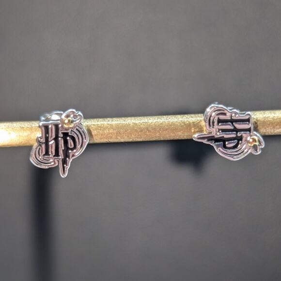 Harry Potter Gold & Silver Plated Stud Earrings Three Pairs - Picture 2 of 4